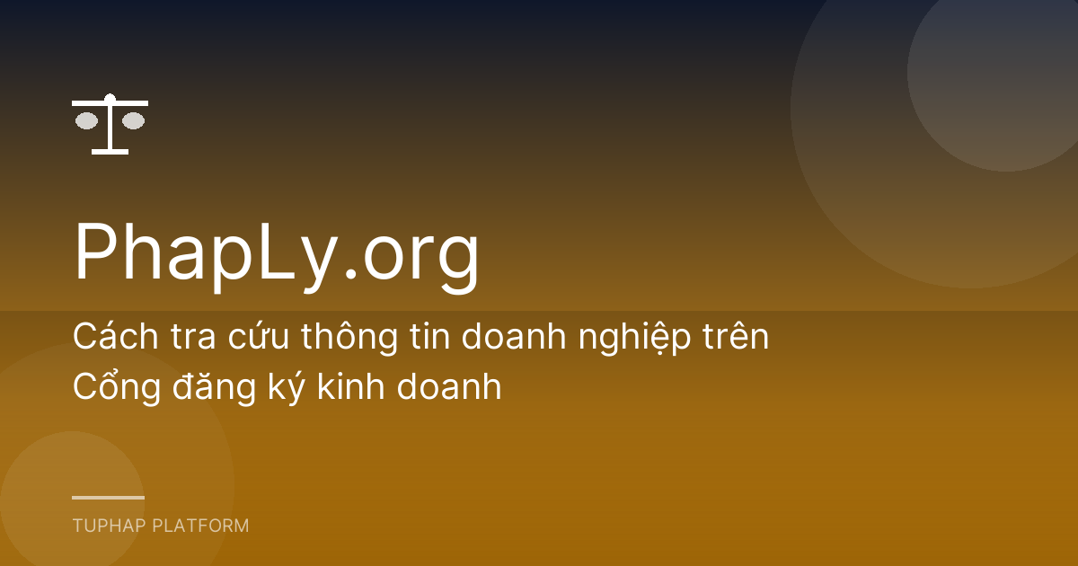 Cách tra cứu thông tin doanh nghiệp trên Cổng đăng ký kinh doanh